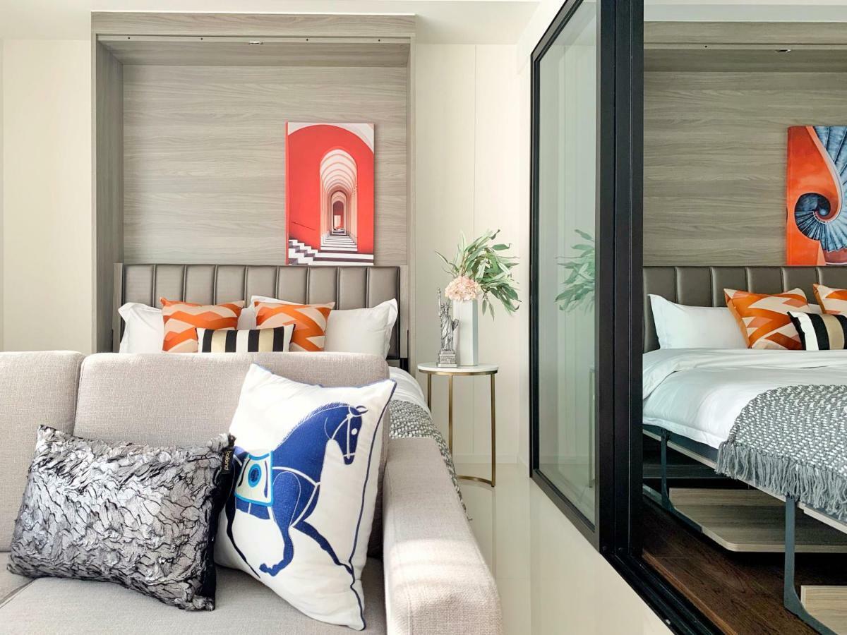 Sukhumvit Asok Modern Suite Bangkok Exteriör bild
